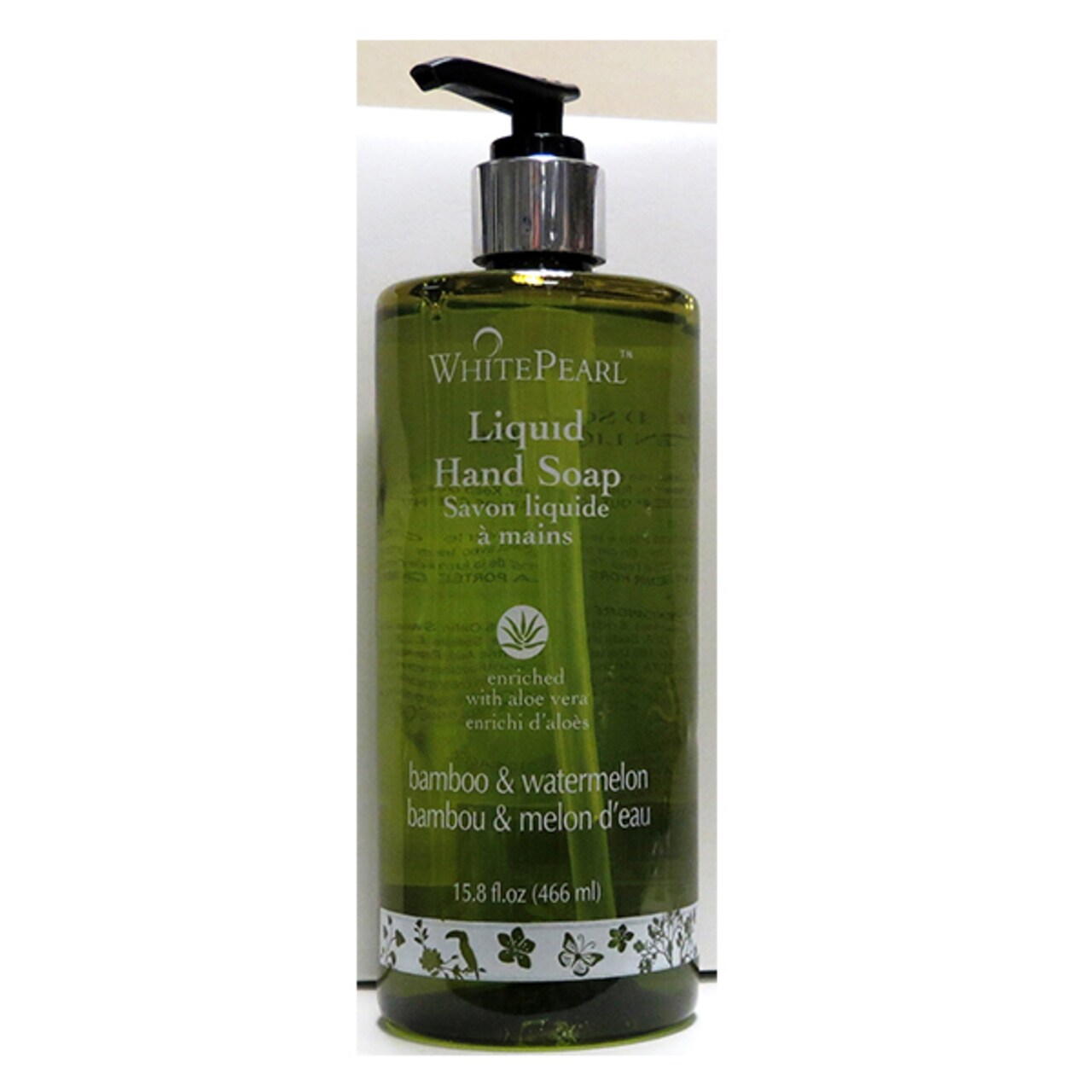 White Pearl Liquid Hand Wash with Bamboo and Watermelon(466ml)